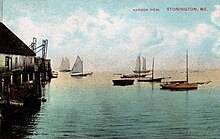 Harbor view c. 1910 Harbor View, Stonington, ME.jpg