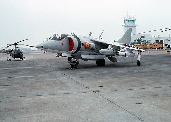 Hawker Siddeley Harrier, in Spanish service