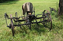 A retired hay tedder Hay tedder p.jpg