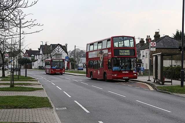 Buses on Headstone Lane