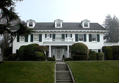 Colonial Revival home of Henry M. Jackson in Everett, Washington