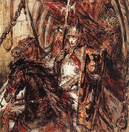 Henry II the Pious who lost his life at the battle of Legnica, 19th-century painting by Jan Matejko.