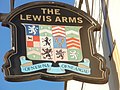 Heraldic pub sign, The Lewis Arms, Tongwynlais - geograph.org.uk - 2181252.jpg
