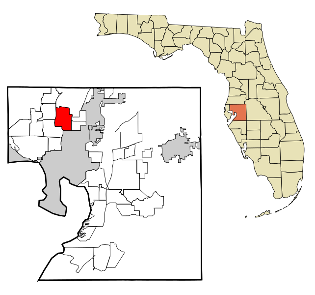 File:Hillsborough County Florida Incorporated and Unincorporated areas Lake Magdalene Highlighted.svg