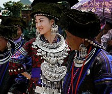 Black Hmong pakaian dan juga orang-orang di China.