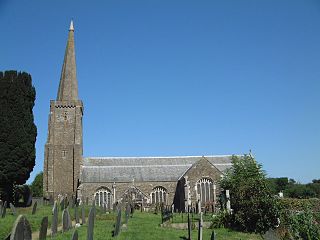 Holbeton Village in Devon, England