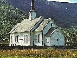 Grodås Village in Western Norway, Norway