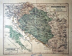 Image 22"Remnants of The Remnants" (Reliquiae Reliquiarum), shown on this map in yellow, represent the territory under the juristiction of Croatian-Slavonian Sabor at the height of the Ottoman advance (from History of Croatia)