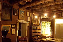 Interior of residential area which may be visited on free Park Service guided tour Hubbell Trading Post interior of residential area.JPG