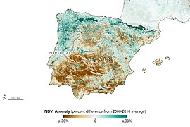 May 23 (5): Normalized Difference Vegetation Index (NDVI) anomaly.