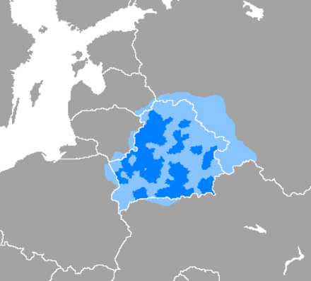 Majority- and minority-speaking regions