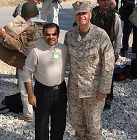 Ijaz with Gen. Jones at Bagram Air Base in Oct. 2006 Ijaz with Gen. Jones, Bagram Air Base, October 2006.jpg