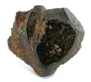 Ilmenite oxide mineral