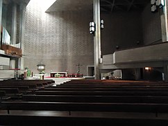 Iglesia del Sagrado Corazón de Jesús, Lisboa (1974) con Nuno Portas.