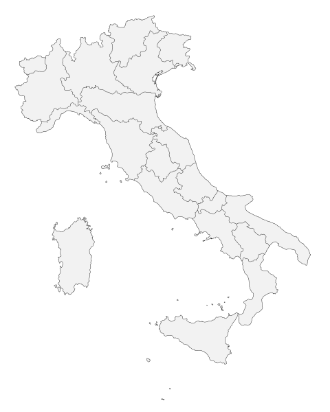 File:Italy map with regions blank.svg