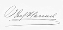 Jan Nepomuk František Harrach, podpis