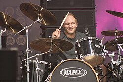 Drummer Jason Bowld in June 2008