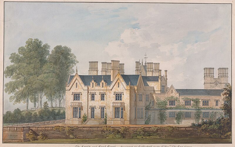 File:Jeffry Wyatville - Lilleshall, Shropshire, The South and East Fronts - B1977.14.1342 - Yale Center for British Art.jpg