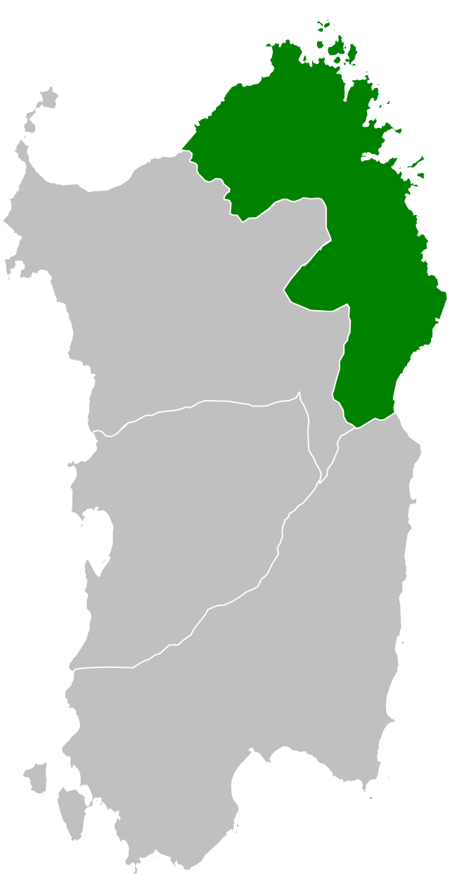 Judicadu de Gaddura - Localizatzione