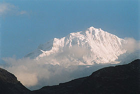 Kabruen set fra Dzongri i Sikkim