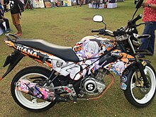 Manga Motorcycle Wrap  Stunt bike Motorcycle workshop Motorcycle