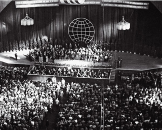 <span class="mw-page-title-main">World Congress of Intellectuals in Defense of Peace</span> 1948 international congress held in Wrocław, Poland