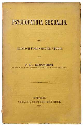 <i>Psychopathia Sexualis</i> 1886 book by Richard von Krafft-Ebing