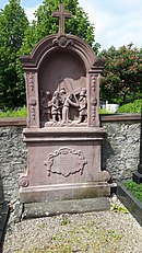 Way of the Cross in the cemetery wall (Oberlauda) - Station 05.jpg