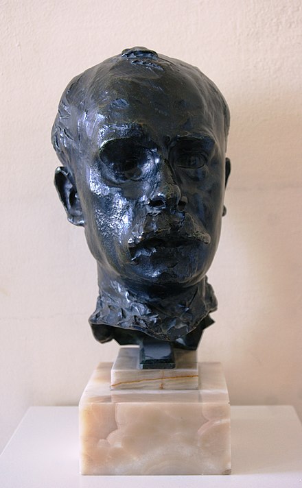 Bronzo di Auguste Rodin del 1889 che ritrae Octave Mirbeau