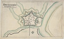 Cité et forts de Drusenheim 1850.
