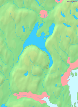 Mapa do Tyrifjorden