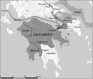 La Guerra Acaica en 146 aC-es.svg