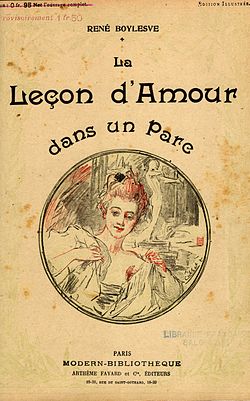 Image illustrative de l’article La Leçon d'amour dans un parc