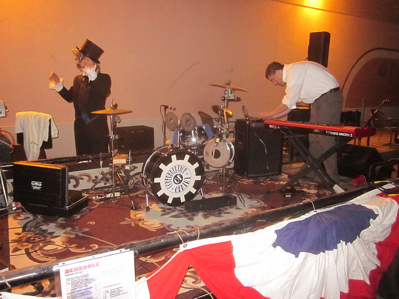 File:Lafayette Steampunk Fest 2012 COG Robotic Drumkit.JPG