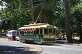 English: A tram in the park at Lake Wendouree at Ballarat, Australia