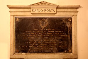 Carlo Porta: Biografia, Lopera, Citazioni e omaggi