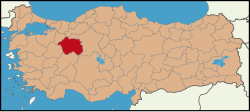 Eskişehir'in Türkiye'deki konumu