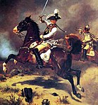 General Seidlitz en la Batalla de Zorndorf.