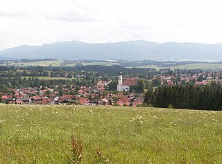 Lechbruck Place in Bavaria, Germany