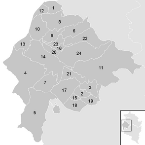 A Feldkirchi járás községei