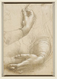 Leonardo da Vinci, Study of a Woman's Hands, 1490