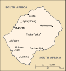 Map of Lesotho Lesotho-CIA WFB Map.png