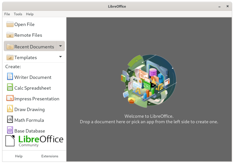 ไฟล์:LibreOffice 7.1.2 (released in 2021-04, running on Linux and GNOME with the default icon set).png