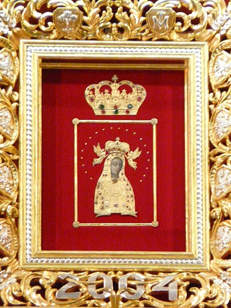 File:Licheń - Cudowny Obraz Matki Bożej Licheńskiej.JPG