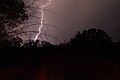 Lightning during a pre-monsoon (summer) thunderstorm in Central India