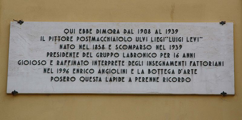 File:Livorno Via Goldoni Ulvi Liegi plaque 01.JPG