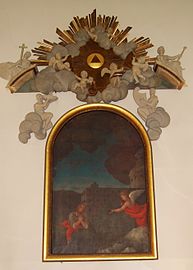 Äldre altartavla av Jonas Berggren 1767.