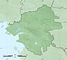 Carte topographique de la Loire-Atlantique