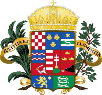 Coat of arms of Maria Theresa as "king" of Hungary, 1777 Maria Terezia magyar kiralyi cimere 1777.svg