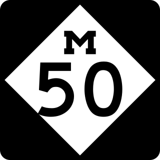 <span class="mw-page-title-main">M-50 (Michigan highway)</span> State highway in Michigan, United States